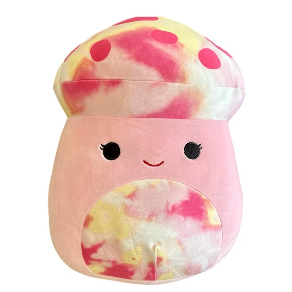 Squishmallows Other - NEW LARGE SQUISHMALLOWS RACHEL PINK TIE DYE MUSHROOM